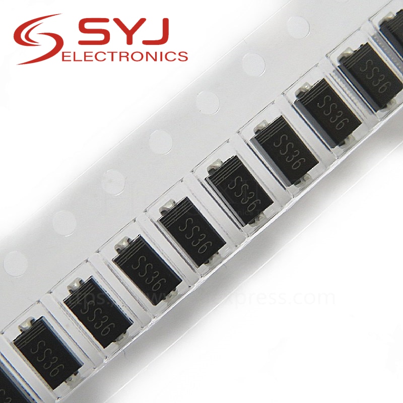 100 pzas SMA diodo rectificador de 1N5819 SS14 1N5822 SS34 SR160 SS16 1N5817 SS12 SR1100 SS110 SR360 SS36 SR240 SS24 SR2100 SS210 SS310