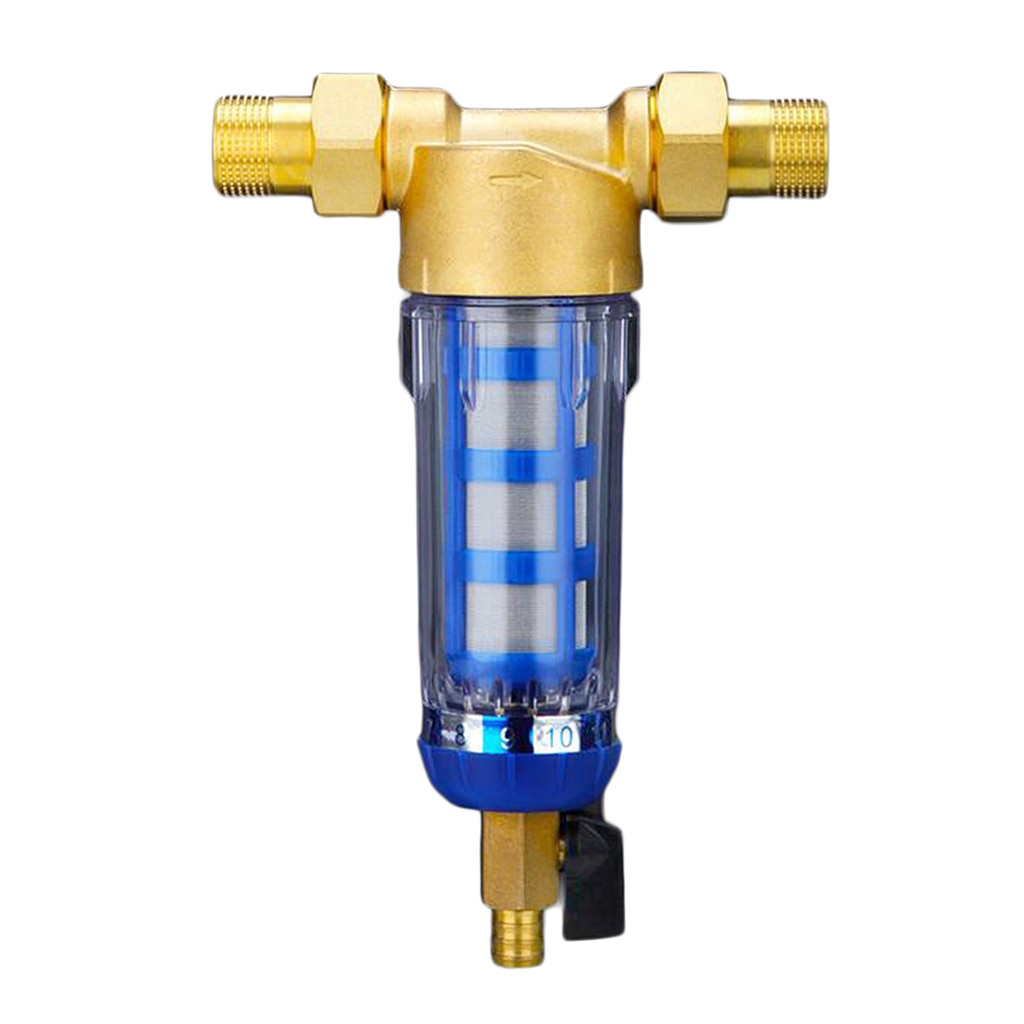 Water Pre Filter Brass Purifier Whole House Water Pre-filter System (1/2inch &3/4inch to Choose)