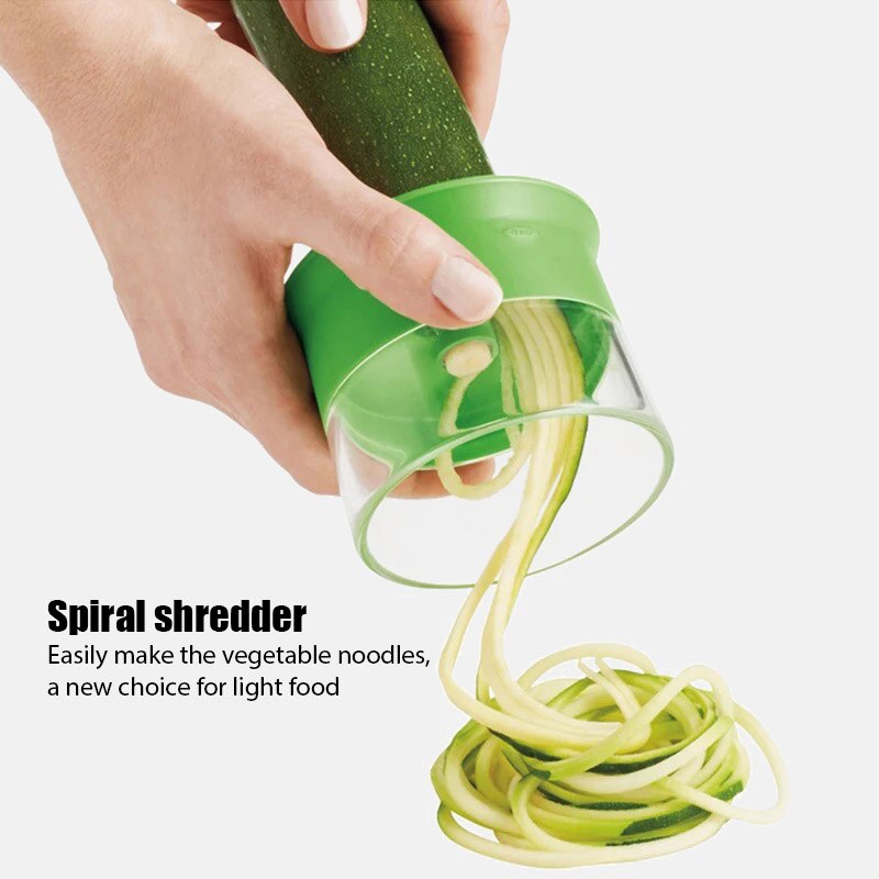 Abs Wortel Komkommer Rasp Spiral Blade Cutter Groente Fruit Spiral Slicer Salade Tool Courgette Noodle Spaghetti Maker