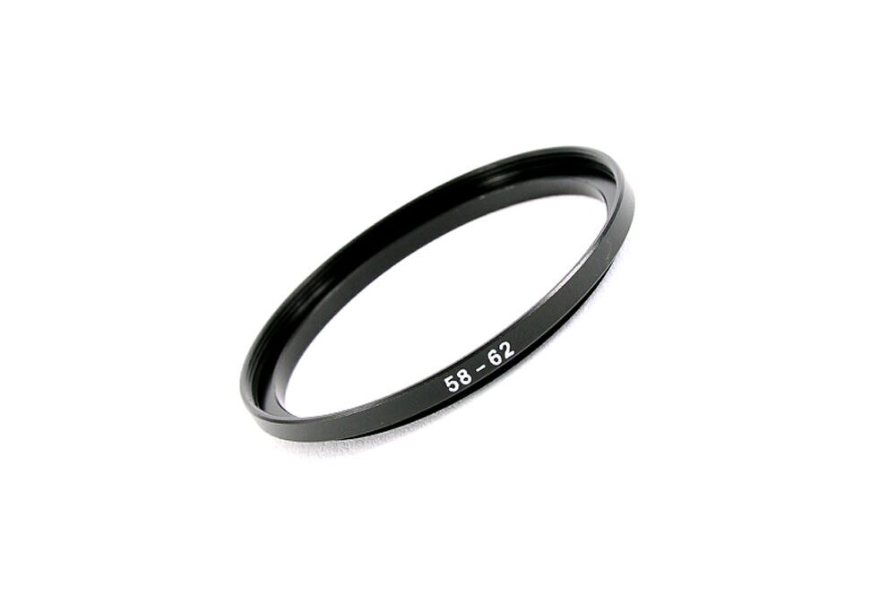 58mm-62mm 58-62mm 58 a 62 adaptador de anillo de filtro de lente de aumento