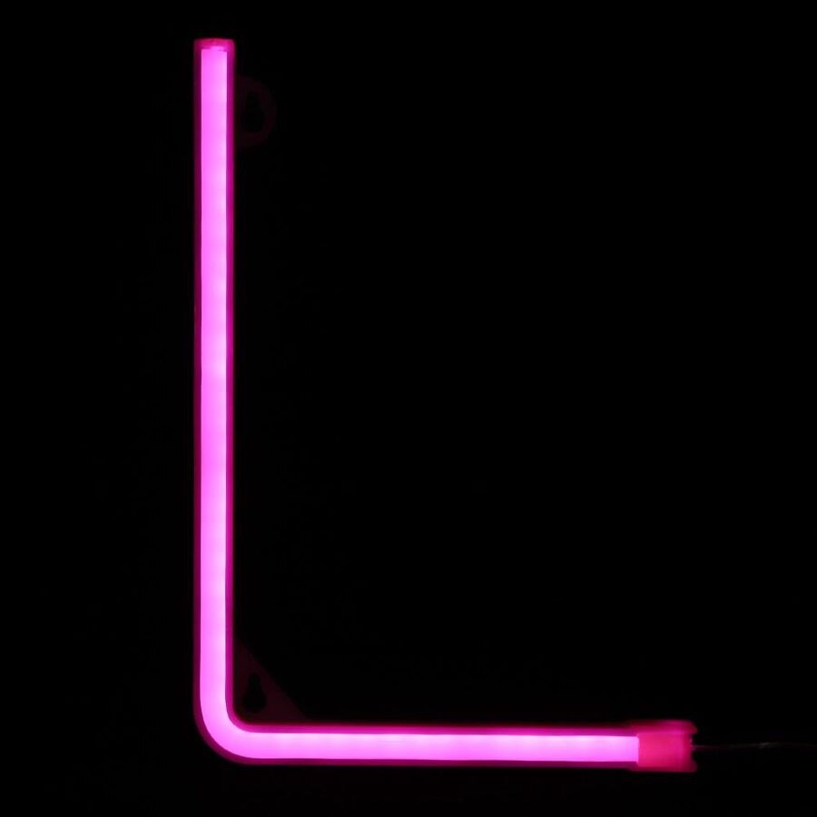 Neon Lamp Letter L Shaped LED Neon Light Wall Sign Decorative Light for Wedding Party Decor