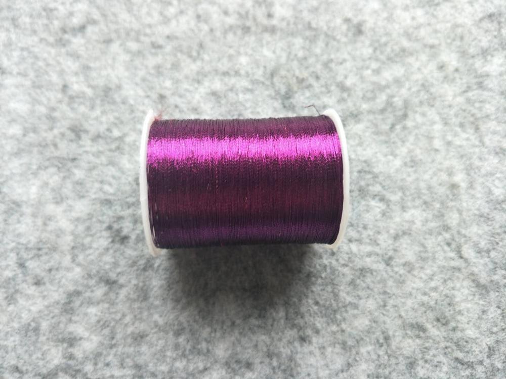 metal embroidery thread DIY clothing accessory essential 14 kind of colour select sewing thread 1pcs sell: purple