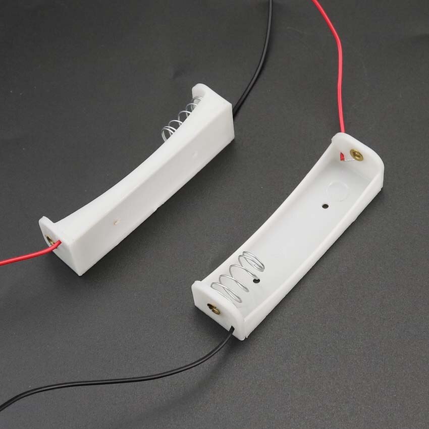5Pcs White Plastic AA Size Power Battery Storage C... – Grandado