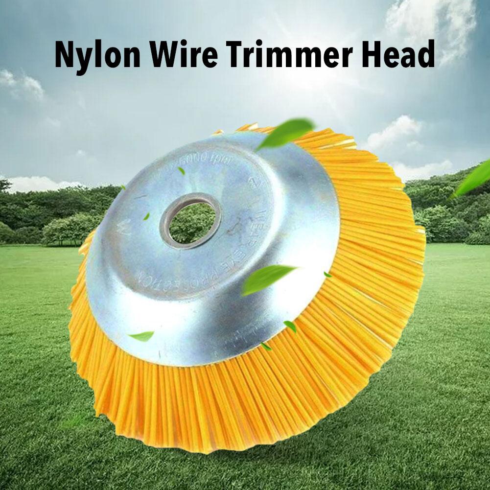 Haveværktøj nylon ståltråd græstrimmer hoved hjul plæneklipper tilbehør det er meget nemt at installere og bruge. rolig.