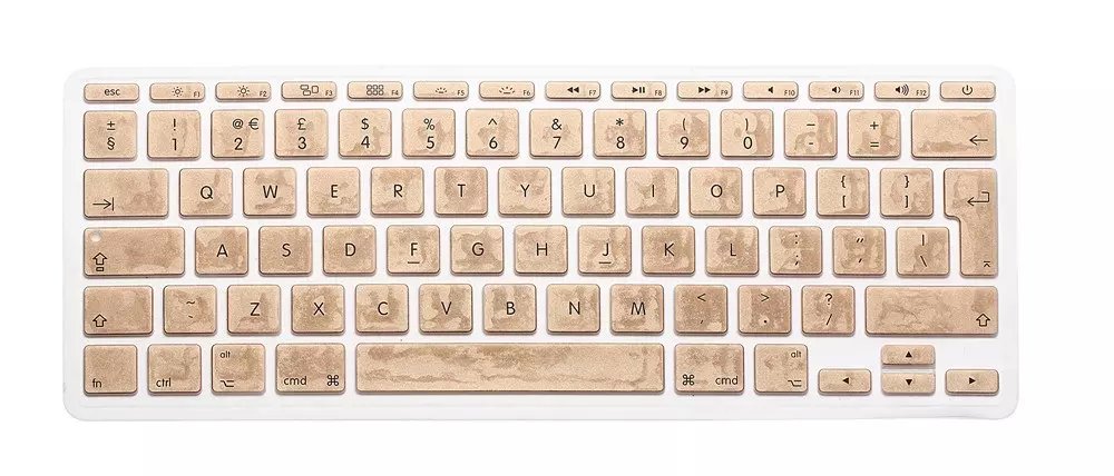 Engelsk tastatur cover beskytter til macbook air 11 &quot; 11.6 tommer engelsk euro tastatur cover silikone skin til mac  a1370 a1465