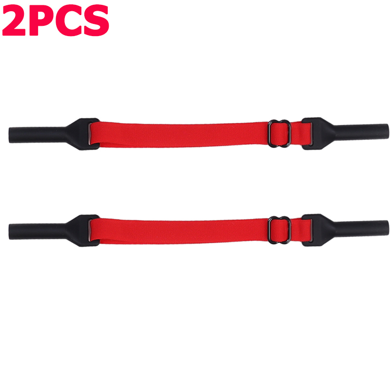 2PCS Adjustable Non-Slip Sunglasses Rope Unisex Elastic Sports Glasses Cord Women Men Eyeglasses Eyewear Cord Neck Glasses Strap: GRAY