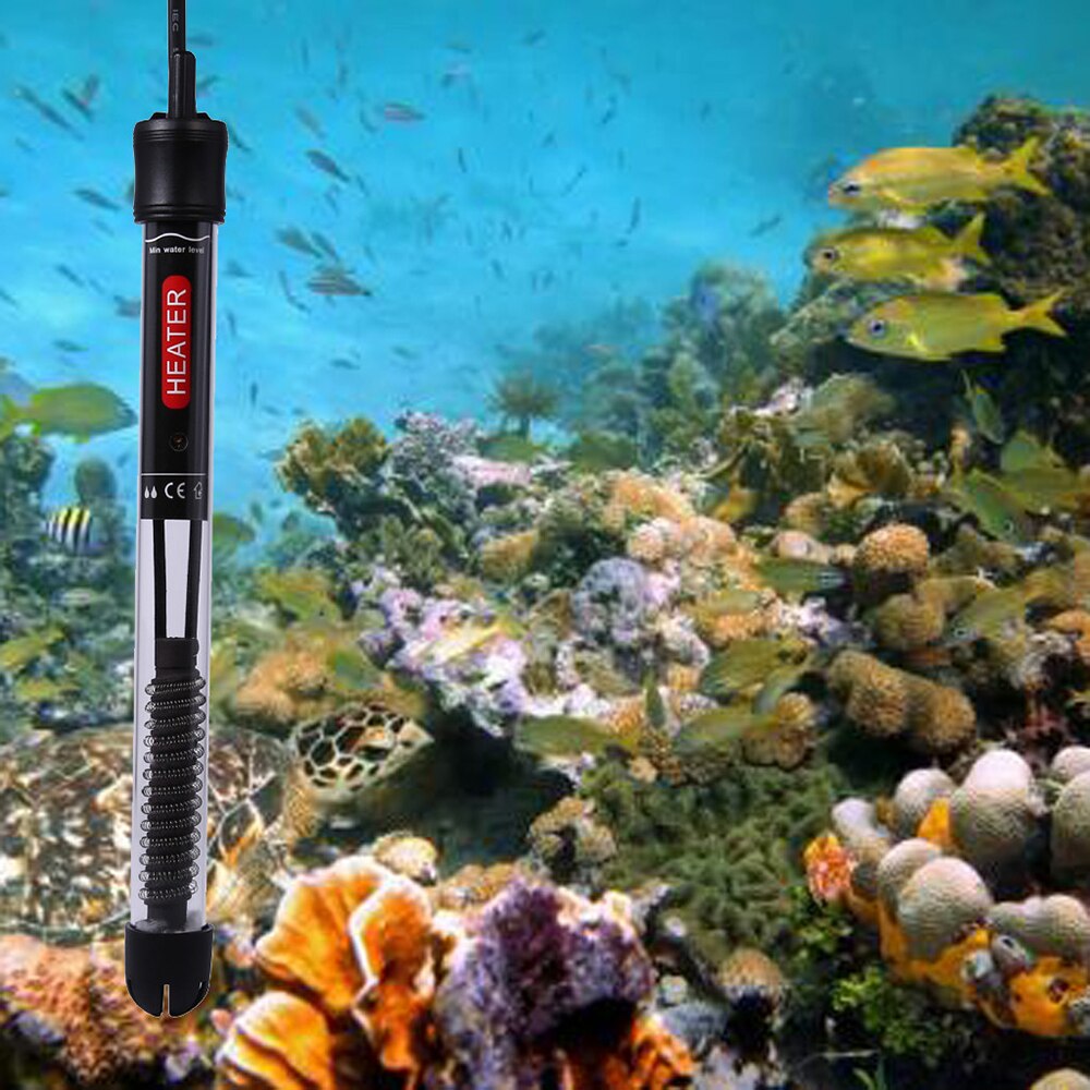 Aquarium Heating Rod Adjustable Water Heating Rod Submersible Constant Temperature Control 25W/50W/100W/200W/300W