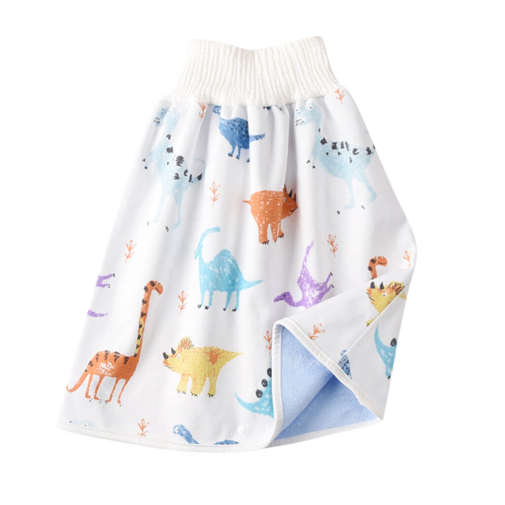 Comfy Childrens Luier Rok Shorts 2 In 1 Waterdichte En Absorberende Shorts Voor Baby Peuter Luier Rok Pad: J / M