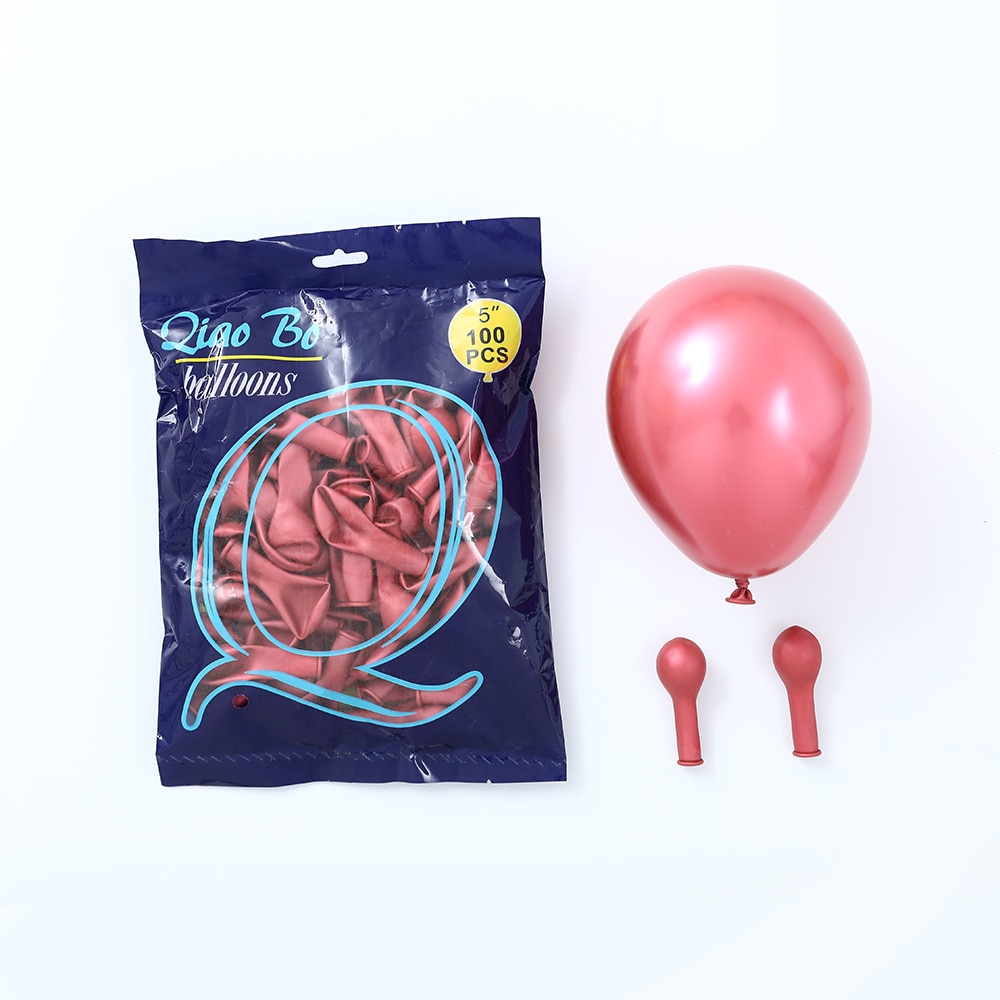 50 Stuks 5/10 Inch Metalen Latex Ballonnen Pearl Chrome Metallic Helium Globos Opblaasbare Lucht Ballen Bruiloft Verjaardag Party Decoraties