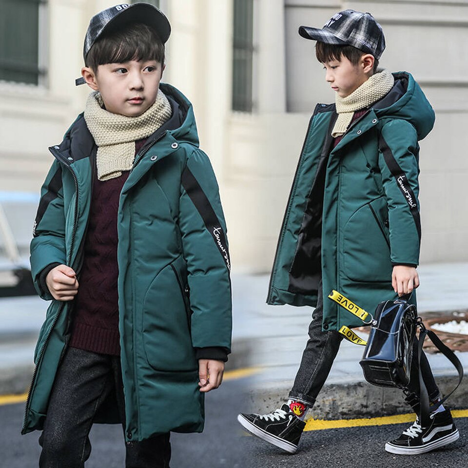 Chaquetas de algodón para niños y niñas, ropa de invierno de-30 grados, traje de nieve, Parka cálida, abrigo grueso, prendas de vestir para adolescentes