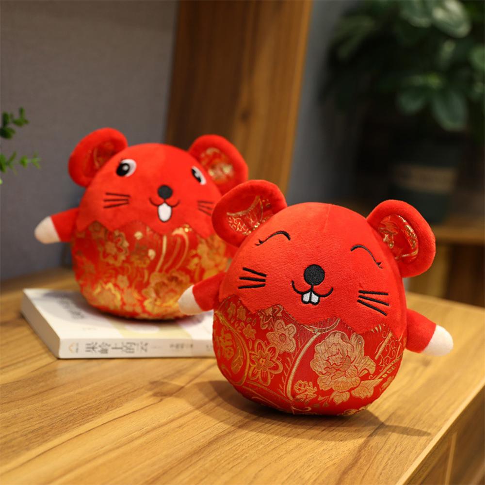 Toys Cutel Rat Doll Mouse Plush Toy Year Mascot Rat Year