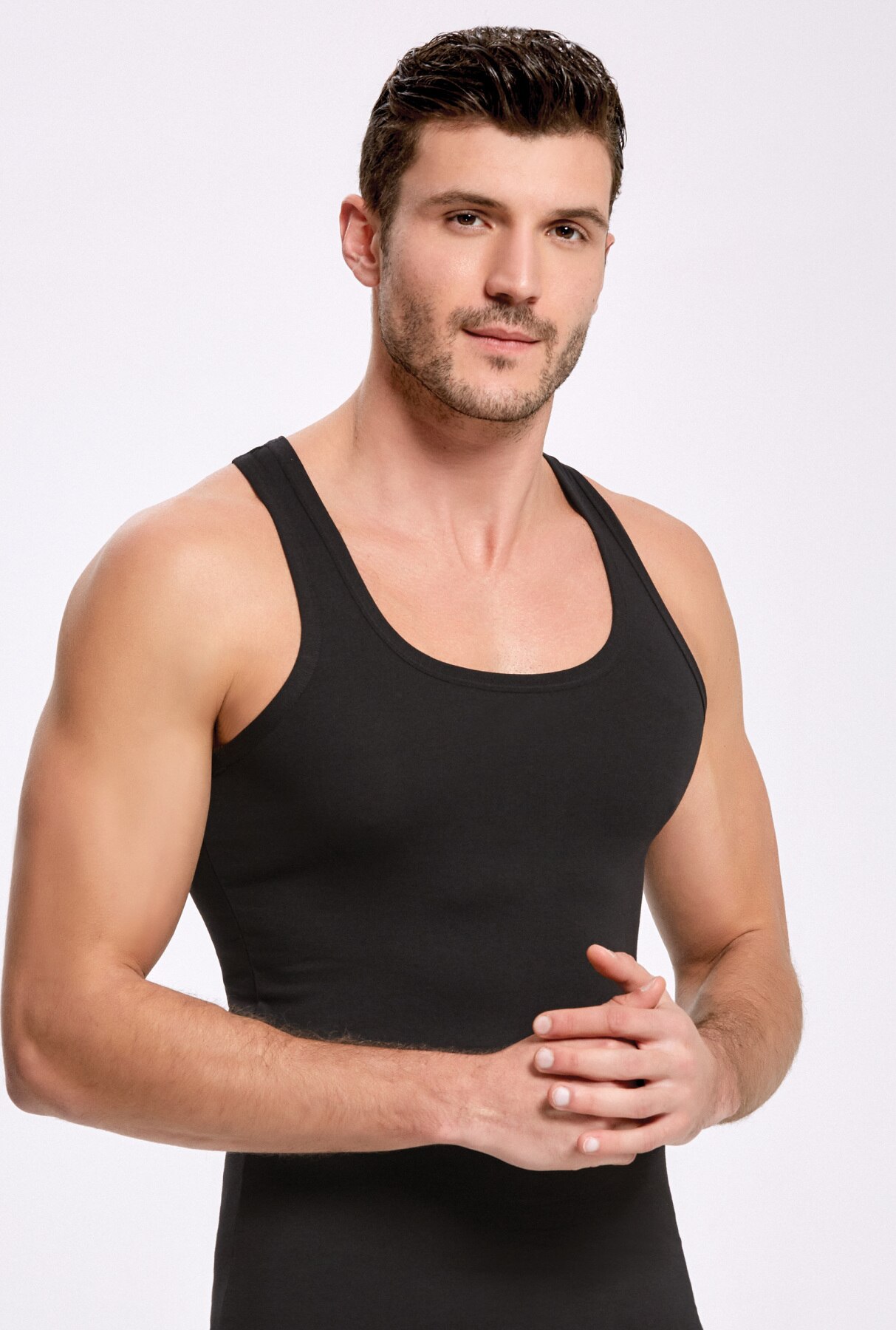 ILKE 1615 LİKRALI ATHLETE ATHLETE 3 PCS: Black / M