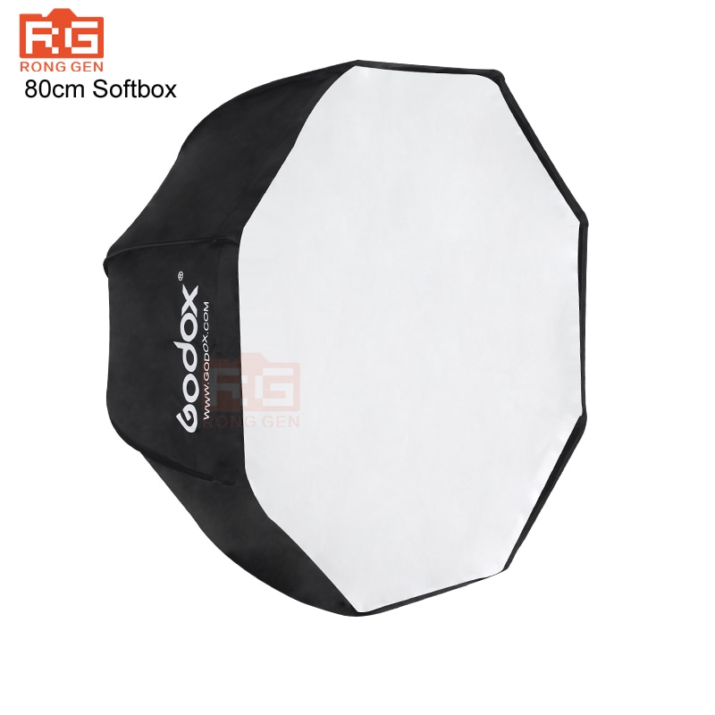 Godox 80 cm/31.5in Universal Pro Studio Photo Flash Speedlite Softbox Paraplu Reflector voor Canon Nikon Sony Yongnuo Speedlight