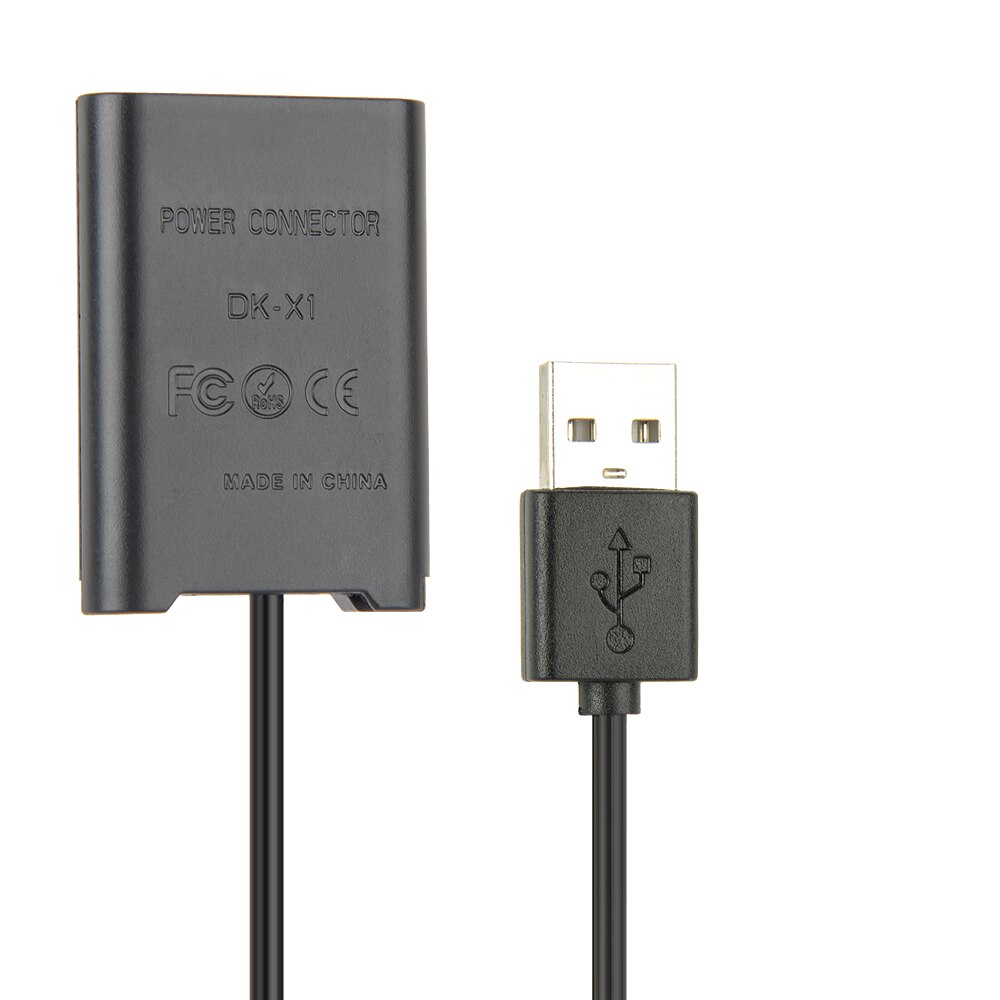 Caméra chargeur d'alimentation mobile câble USB DK X1 DK-X1 coupleur cc NP-BX1 NPBX1 batterie factice pour Sony DSC-RX1 DSC RX100 RX1R