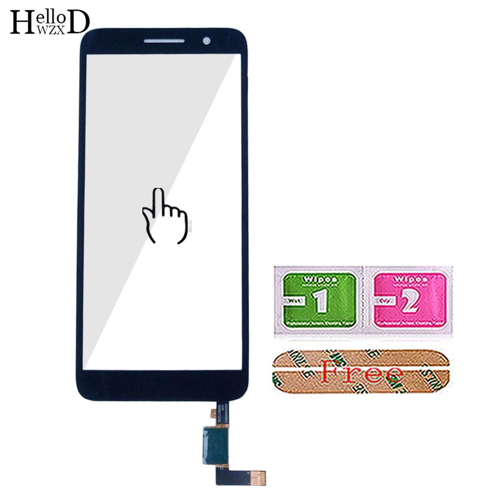 Mobiele Touch Screen Voor Alcatel 1 5033 5033D 5033X 5033Y 5033A 5033J Touch Screen Digitizer Panel Voor Glas Lens Sensor gereedschap: Black No Tools