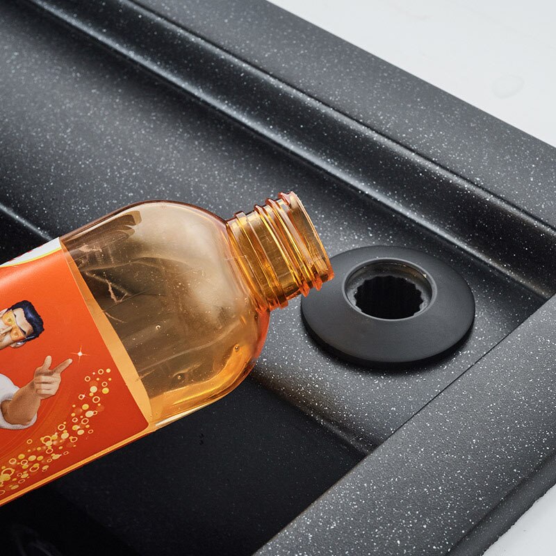 Czarne mydło dozownik zlewozmywak ze stali nierdzewnej mydło w płynie dozownik obrotowe dozowniki ręczne zestaw akcesoriów kuchennych