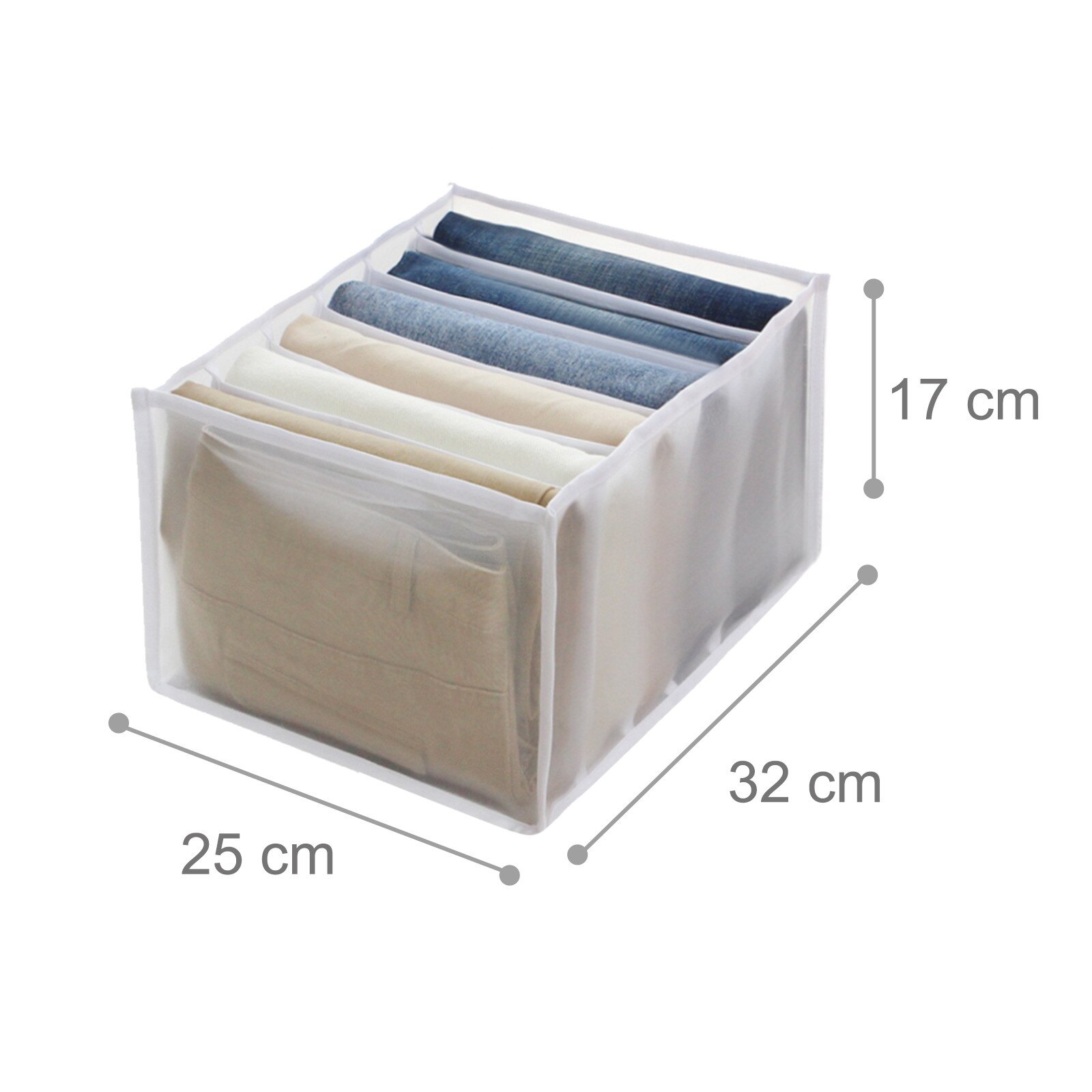 Organizer Voor Ondergoed Opbergdozen Voor Sokken Beha Thuis Wasbaar Opvouwbare Gescheiden Opslag Dressing Organisatoren Divider Dozen: C