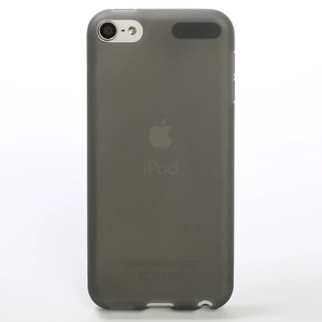 2-in-1 Soft Protective Skin Case Cover for Apple iPod Touch 5 6 7 Tempered Glass Screen Protector for touch 5g 5th 6g 6th 7g 7th: grey