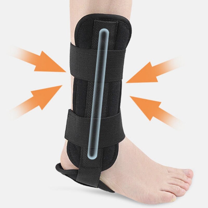 Cheville articulation jambe cassée pied garde plaque entorse attelle cheville 1 pièces sport cheville orthèse Protection articulaire blessure avec Fracture
