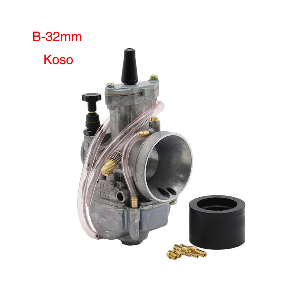 ZSDTRP-Carburador Universal para motocicleta Keihin Koso OKO, 21, 24, 26, 28, 30, 32, 34mm, con Power Jet Dirt Bike 2T, 4T, PWK: B-32mm Koso