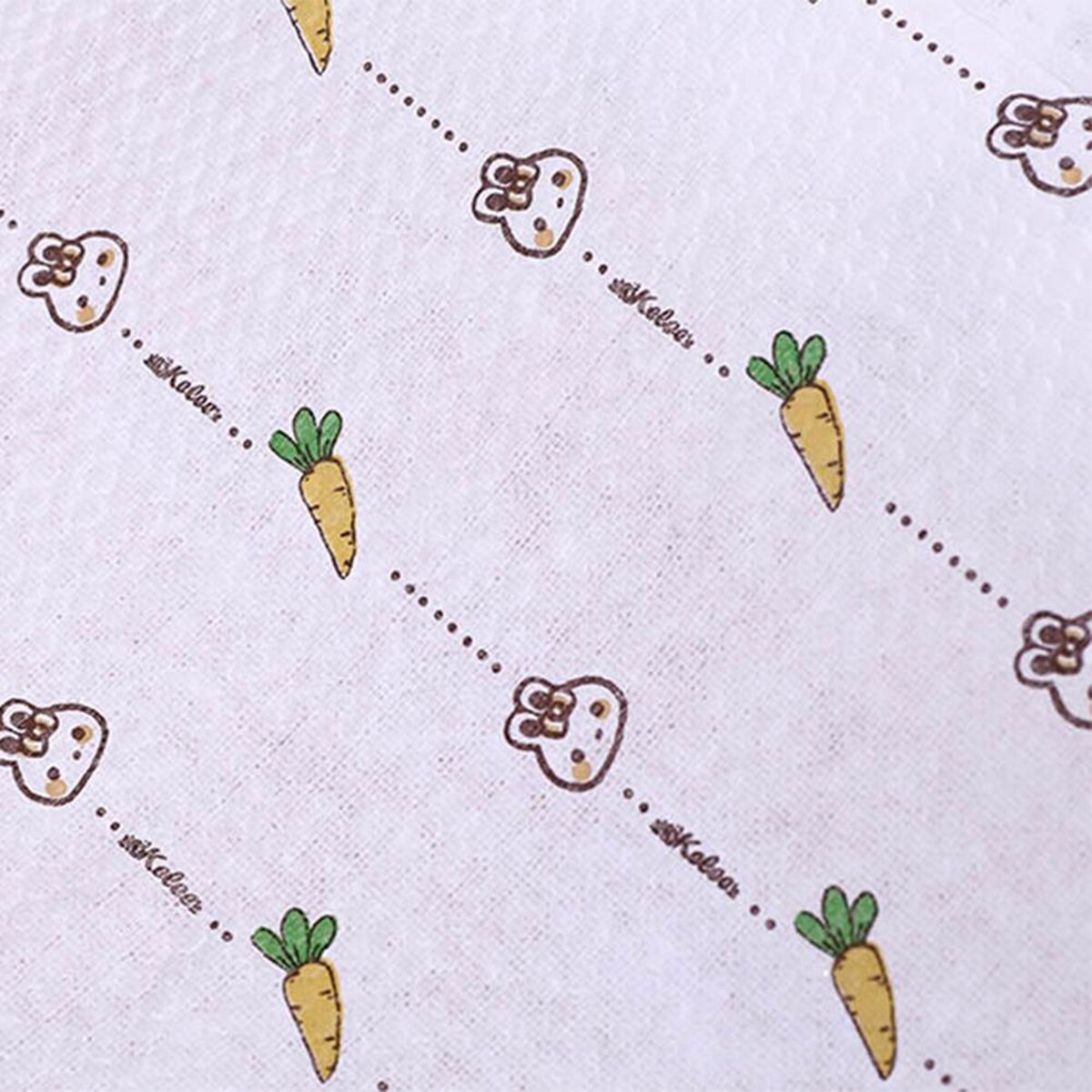 Papel de cocina lavavajillas impreso papel absorbente de aceite papel de cocina toalla rollo de papel lavable toallitas 60 hojas rollo