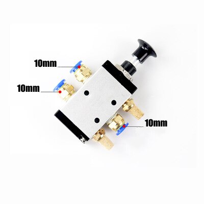 Lucht pneumatische schakelaar regelklep handbediende hendel bediende regelklep handmatige trekklep: 4 r 310-10 10mm