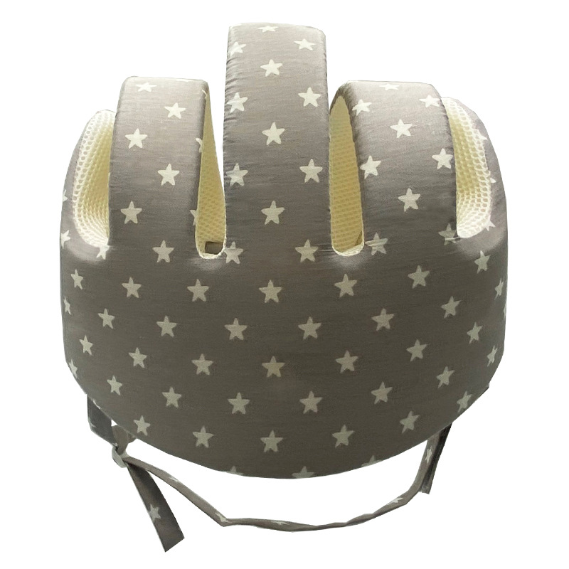 Elderly Fall Cap Protect Head Prevent Falls Safety Helmet Adjustable Elderly Breathable anti-fall Bump Cap M27: GRAY