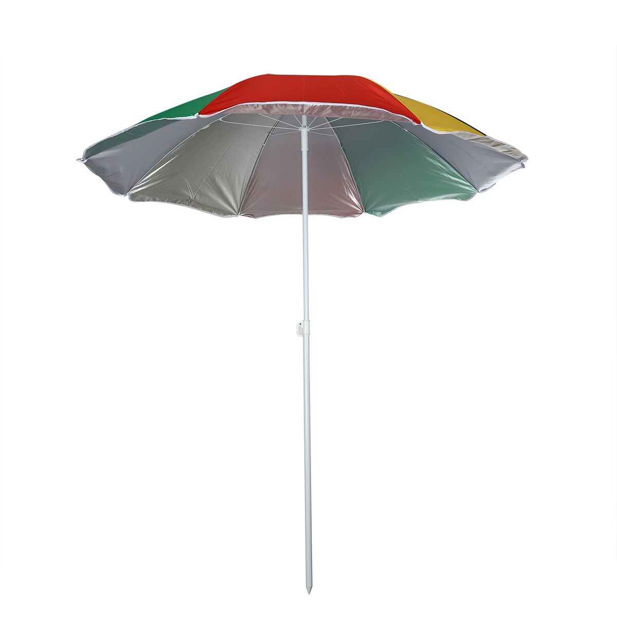 UV Protection Umbrella for Beach Sun Protection Outdoor Beach Umbrella Adjustable Pole