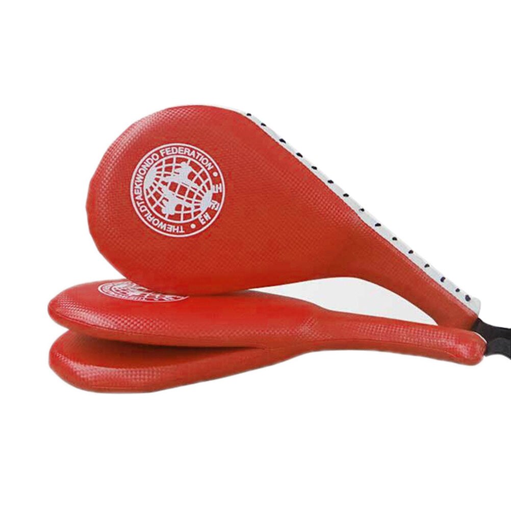 1pc Boxing Training Pads Taekwondo Hand Racket Kick Takwondo Target Punching Pad Karate Training Kickboxing Paddle Training: Red