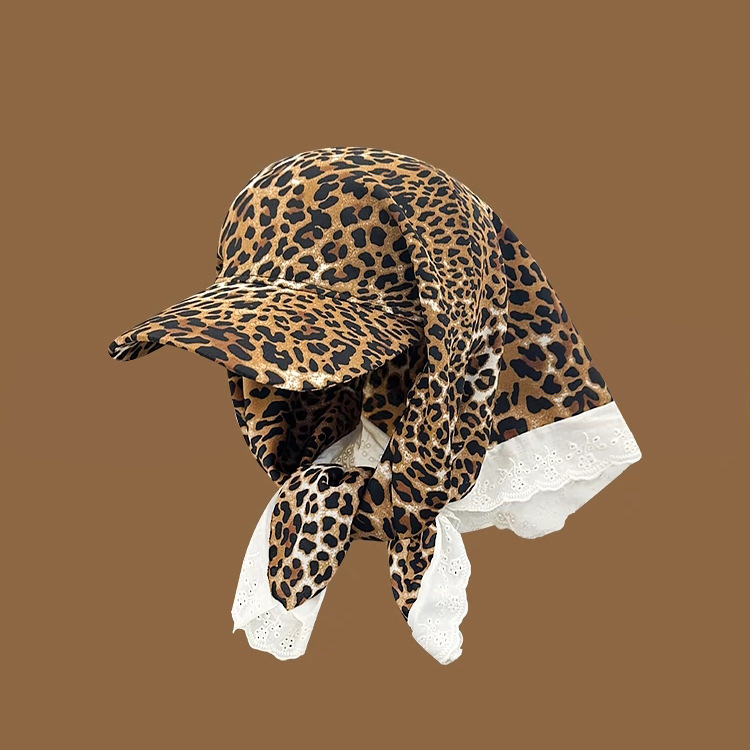 Baseball Cap met grote rand 2025, hoofddoek, zomerzonneschermhoed, Koreaanse versie, vlinderboog, dameszonnehoed