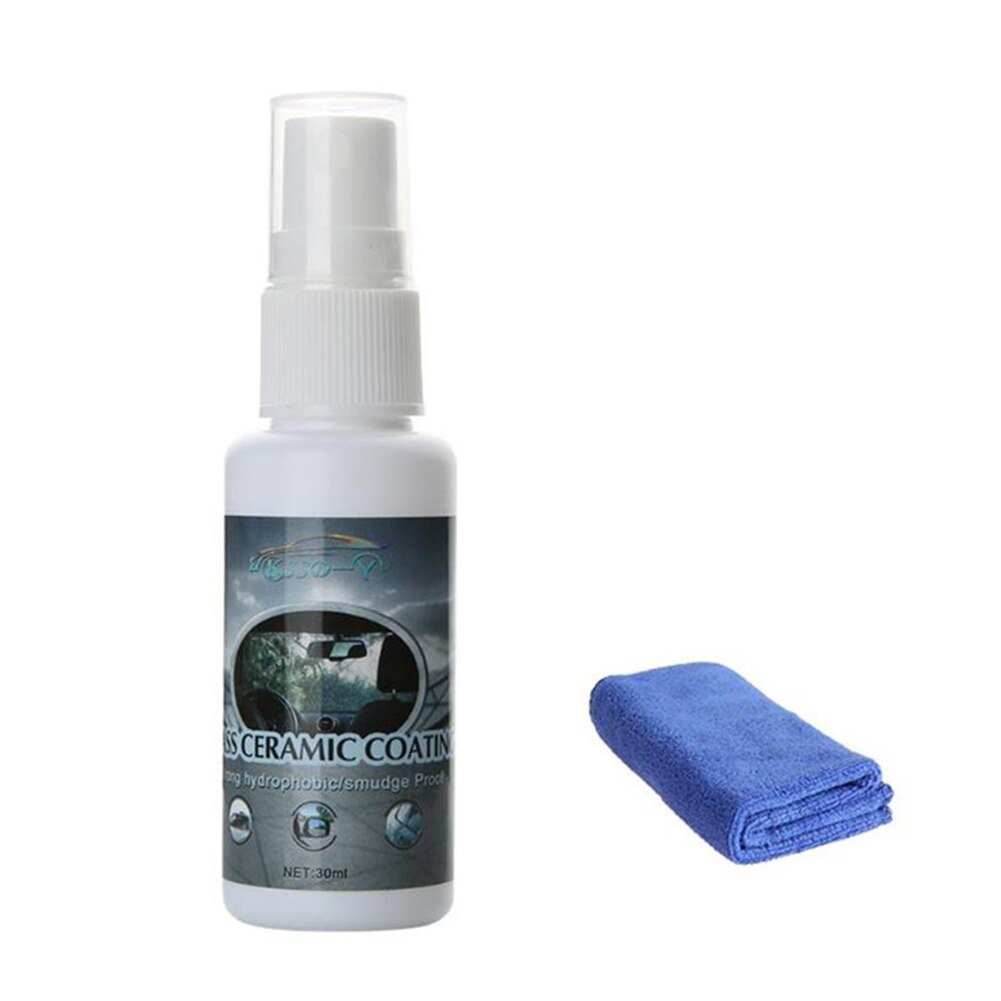 30ml bil vannavstøtende belegg flytende anti regn glass vannavvisende middel med et håndkle  nj88