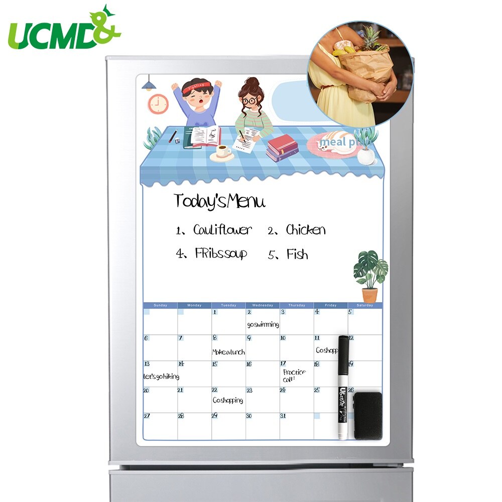 Magnetic planner Magnetic board for the refrigerator magnet fridge monthly to-do list planner magnetic