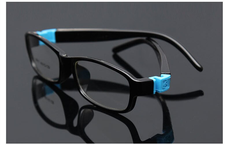 Lunettes à monture Flexible pour enfants, verre optique TR, pliable, sans vis, 8817: C1