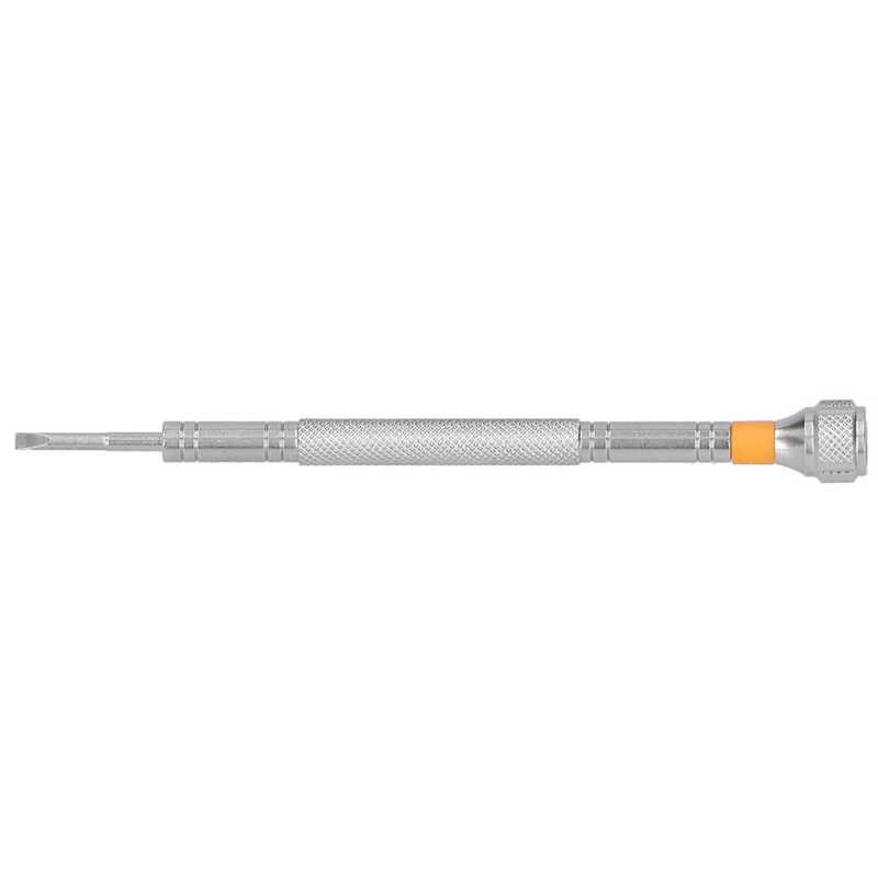 1pc 0.6-2.0mm spårs skruvmejsel rostfritt stål exakt rakt spår skruvmejsel klocka smycken reparation urmakare juvelerare: 1.8mm