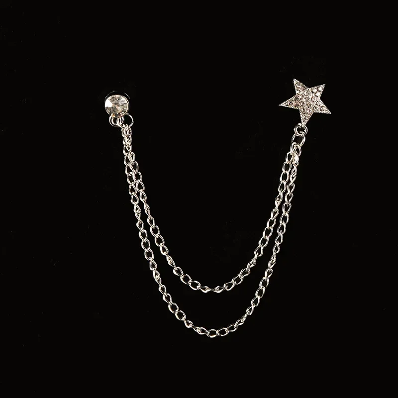 Broche Oiseau Étoile Clip Gland JOLapel Broche, Chemise Imbibée, Broches Vêtements, Accessoires Femme et Homme, ,