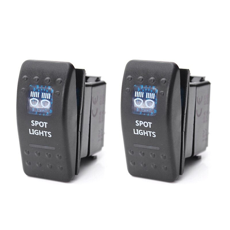 Interruttore A Bilanciere LED Impermeabile 12-24V - Per Auto E - Foto 4