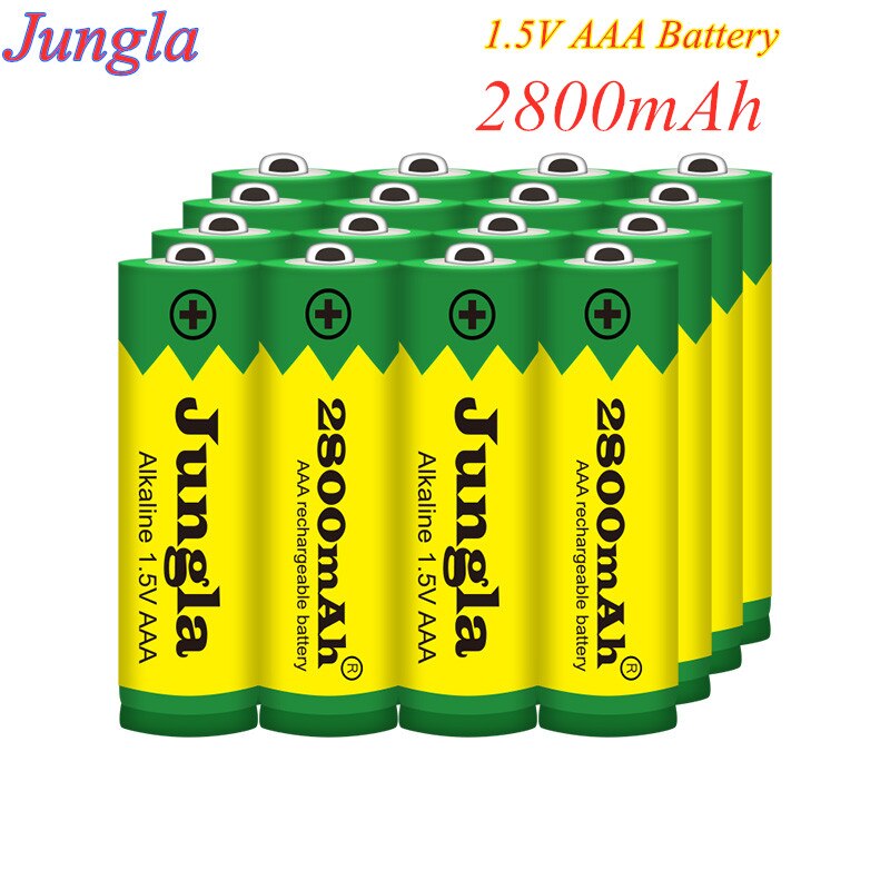 100% Aaa Batterij 2800 Mah 1.5V Alkaline Aaa Oplaadbare Batterij Voor Afstandsbediening Speelgoed Licht Batterij