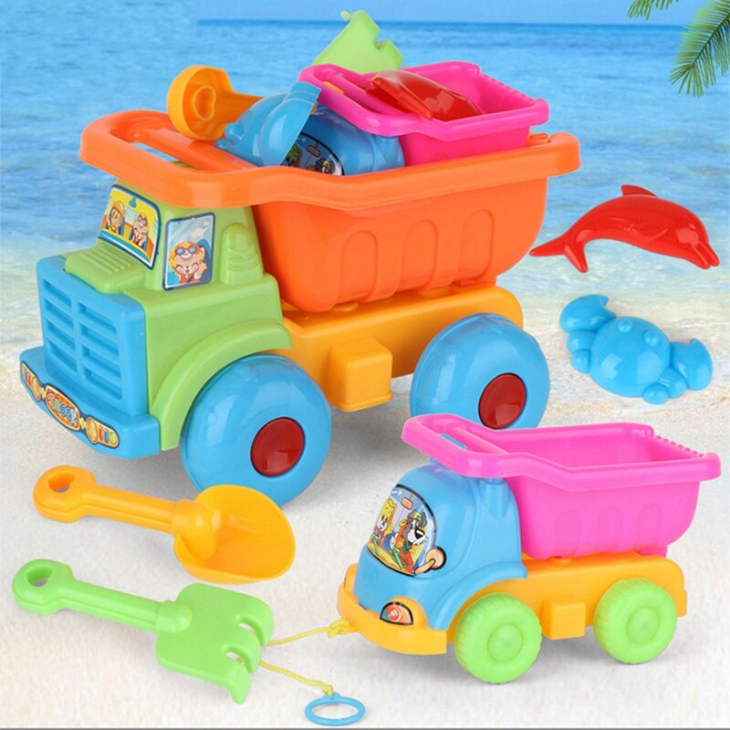 freundlicher Strand Buggy 6-Stück Anzug Eltern-Art Spielen Haus Pädagogisches Spielzeug