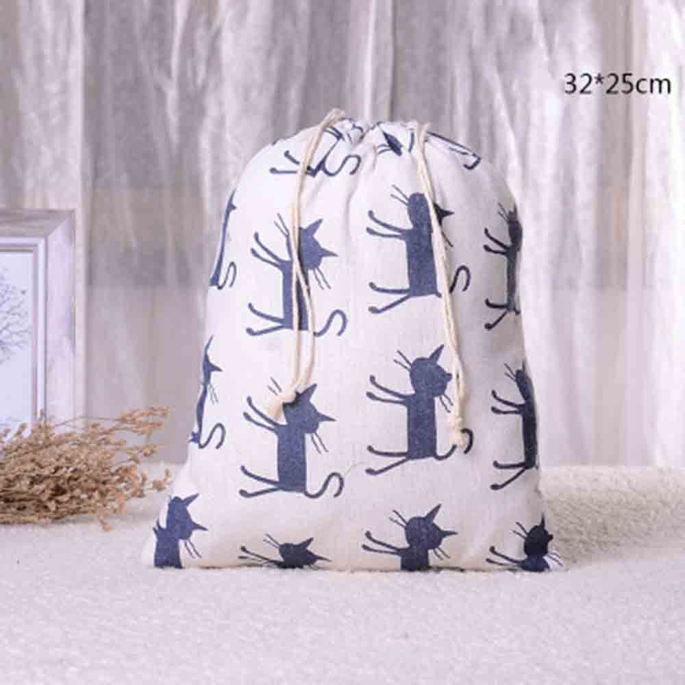 Handgemaakte Katoenen Linnen Opslag Pakket Tas Tasje Kleine Portemonnee Reizen Vrouwen Kleine Doek Bag Pouch: L3