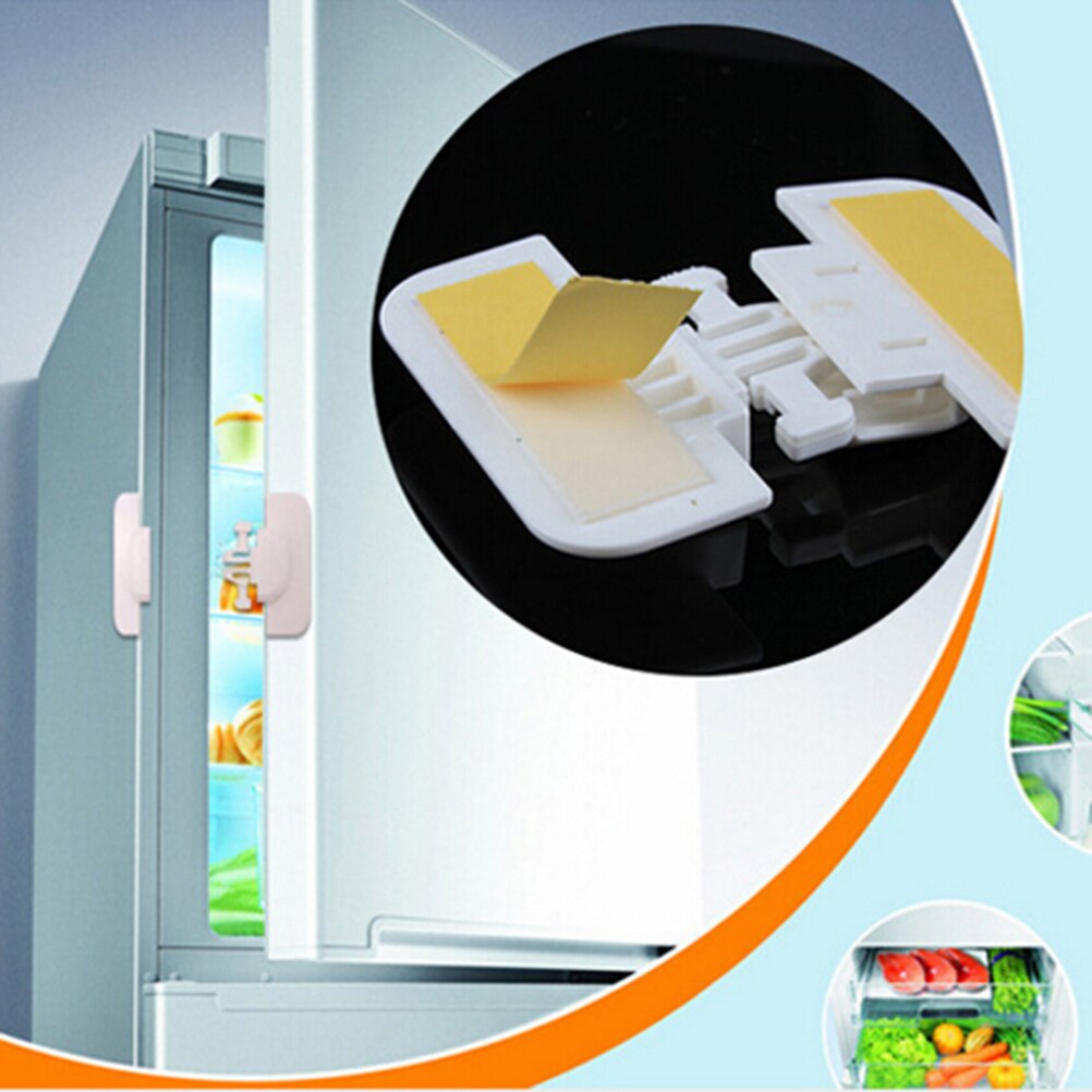 10Pcs Home Refrigerator Fridge Freezer Door Baby Safety Child Lock Latch Catch Toddler Kids Child Cabinet Locks