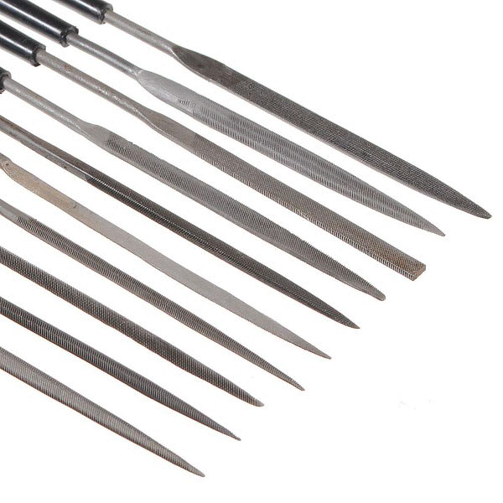 10pcs/set Metal Needles File for Glass Stone Jewelers Diamond Wood Carving Craft Sewing Hand Files Tools