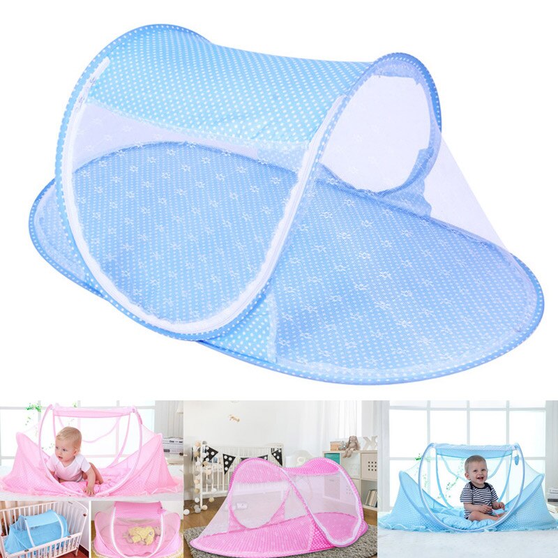 Opvouwbaar baby klamboe tentnet draagbaar voor kinderbedje kinderkamer buiten nsv 775