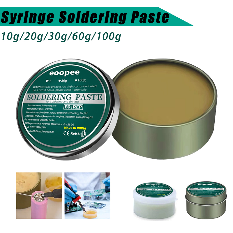 Soldering Paste Rosin Flux Lead-free Soldering Welding Flux Soldering Iron Repair Sheet Stainless Steel Sheet Nickel Solder Wire