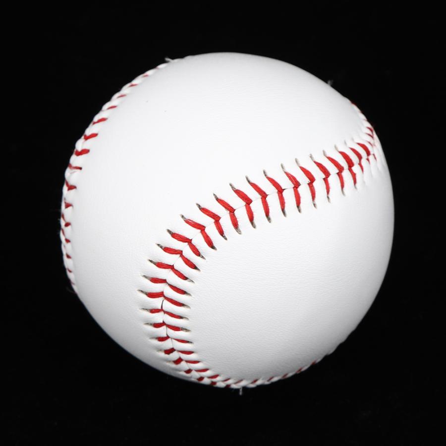 2Pcs Soft Baseballs 9" Handmade Baseball PU Elastic Wear Resistant Base Ball Softball Ball Training Exercise Baseball Balls