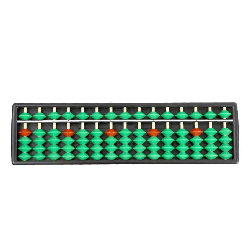 1Pc 15 Digit Student Kralen Abacus Berekenen Wiskunde Gereedschap Kinderen Abacus Calculator Leren Briefpapier Kantoorbenodigdheden