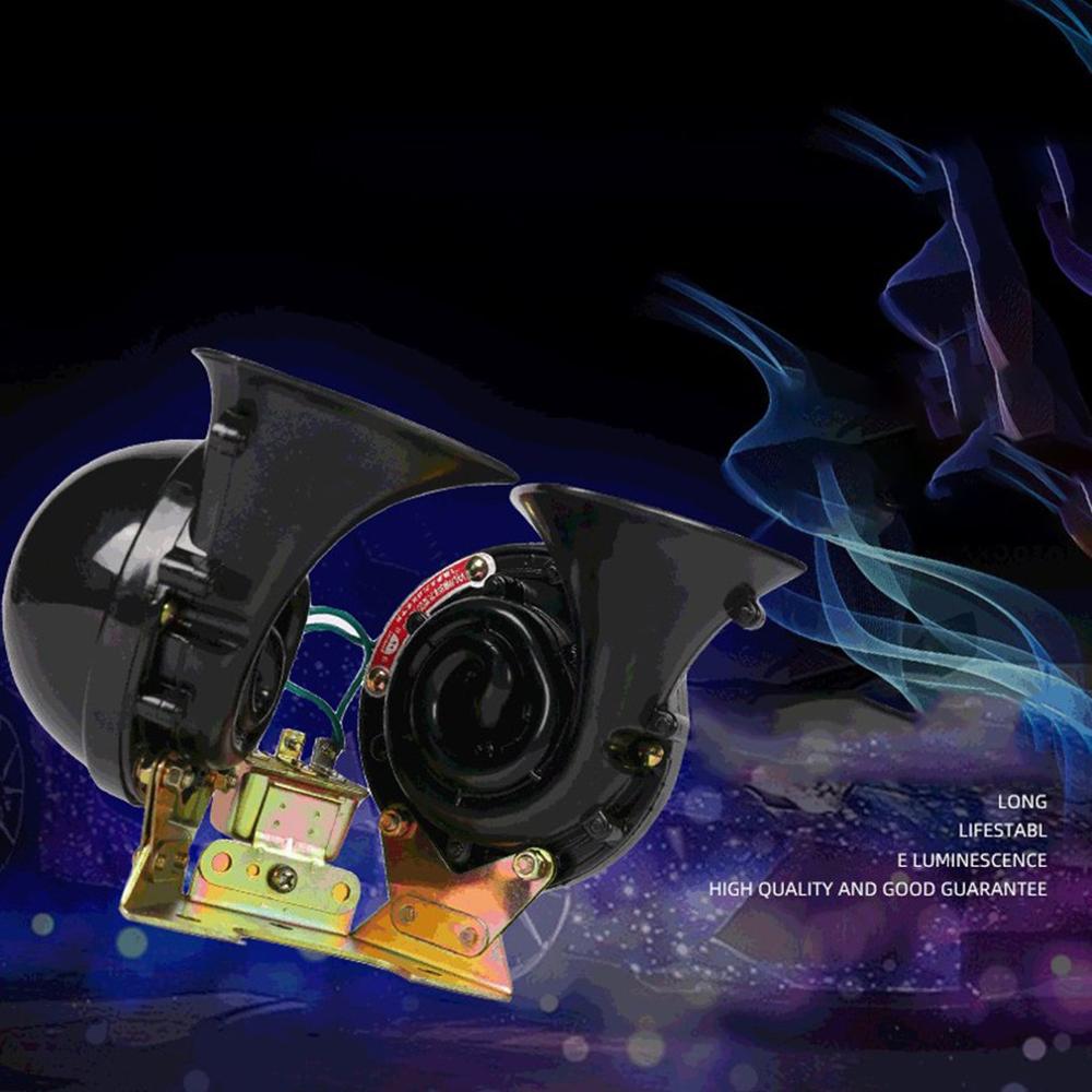 Effen Ijzeren Frame Shell Auto Fluitje Enkele Toon Grote Slak Hoorn Universele Claxon Fluitje Super Luide Claxon