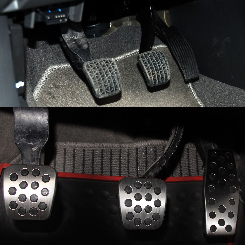 Aluminium pedaalbeschermers voor chevrolet cruze trax malibu voor opel mokka astra j insignia