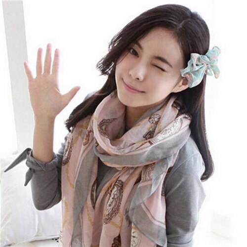 Casual Zachte 170*80 cm Vrouwen Gedrukt Voile Sjaal Strand Lange Sjaal Wrap Grote Sjaal Sjaals Vrouwen Accessoires vrouwelijke: C