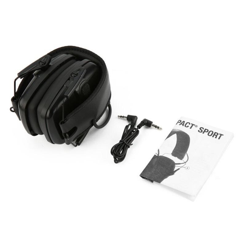 Electronic Earmuffs - Active Noise Cancelling - Wired - 3.5mm Jack - HobbyLane: Green