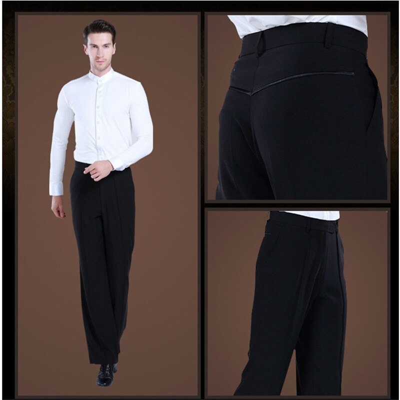 men Latin Dance Trousers Pants Men/Boy Practice/Performance Pants For Dance Modern Dance Pants Mens Ballroom Dance Pants